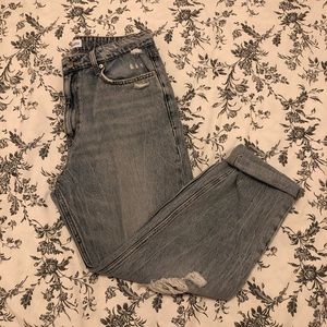 ZARA Ripped Mom Fit Jeans